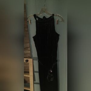 Trina Turk Black Velvet Jumpsuit
